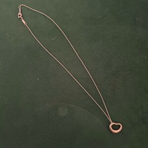 Open Heart Tiffany and co necklace
